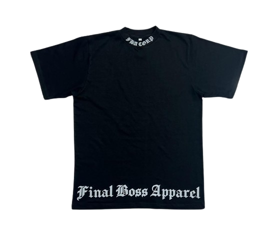 "BLVCK ANGEL" Mock Neck Tee