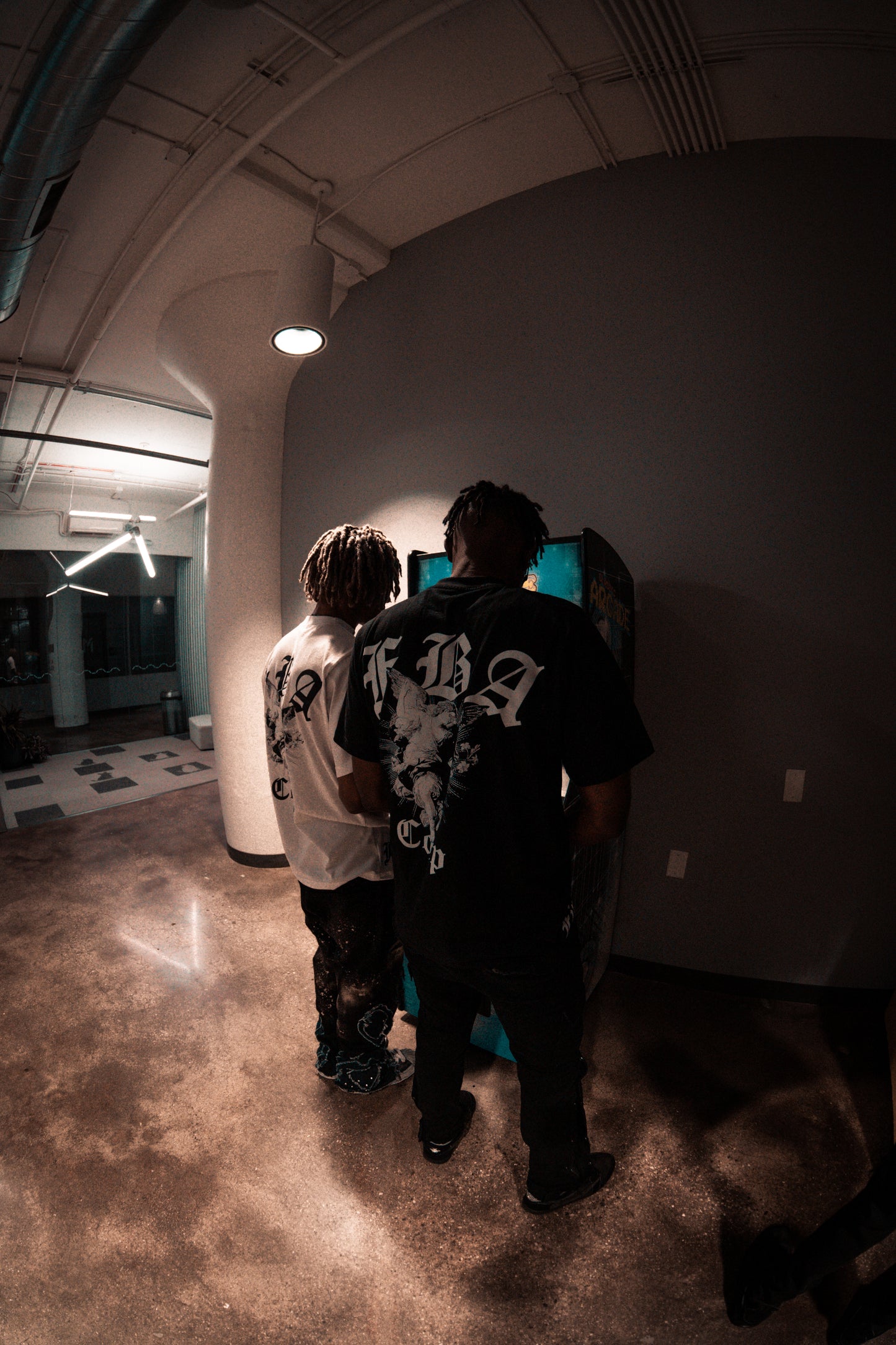 "BLVCK ANGEL" Mock Neck Tee