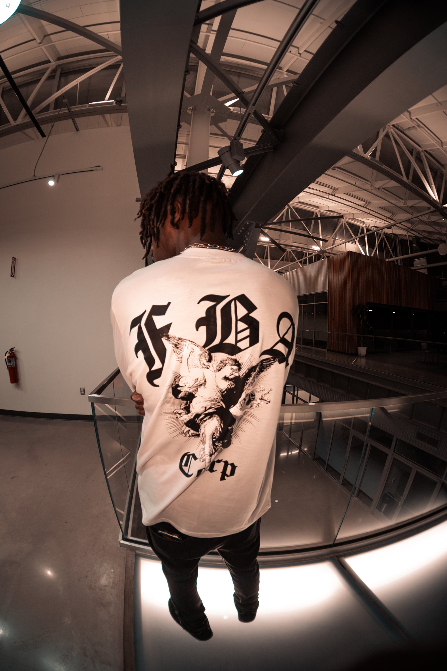 "BLANCO ANGEL" Mock Neck Long Sleeve
