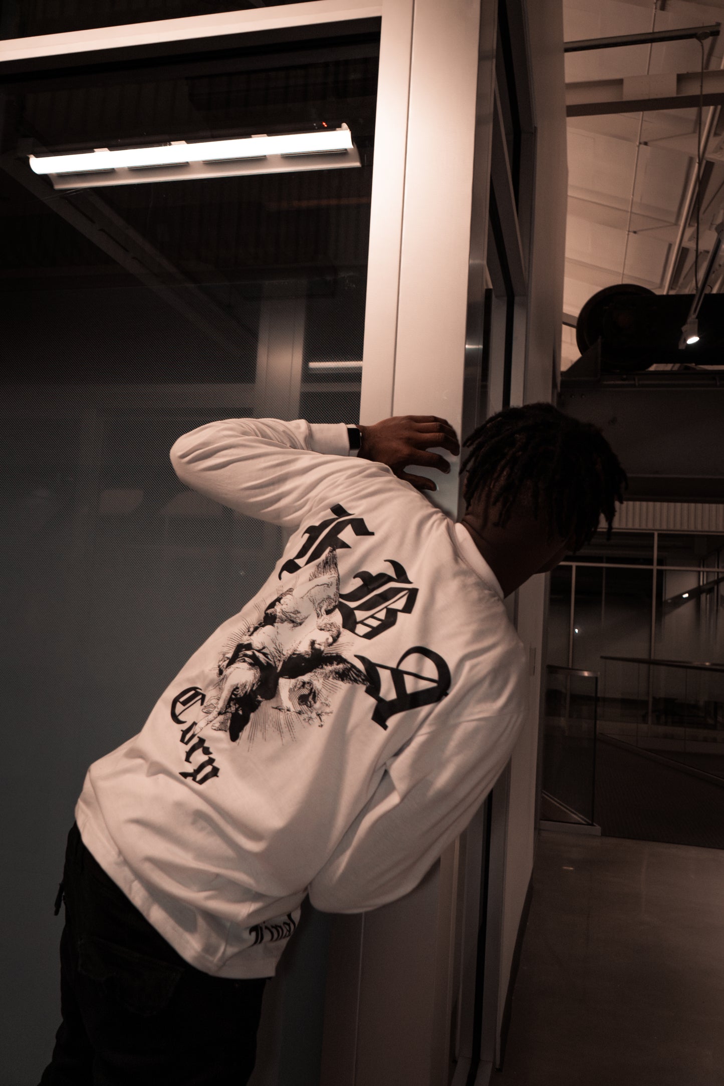"BLANCO ANGEL" Mock Neck Long Sleeve
