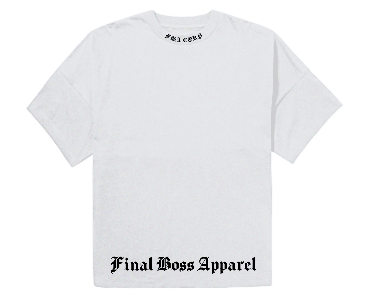 "BLANCO ANGEL" Mock Neck Tee
